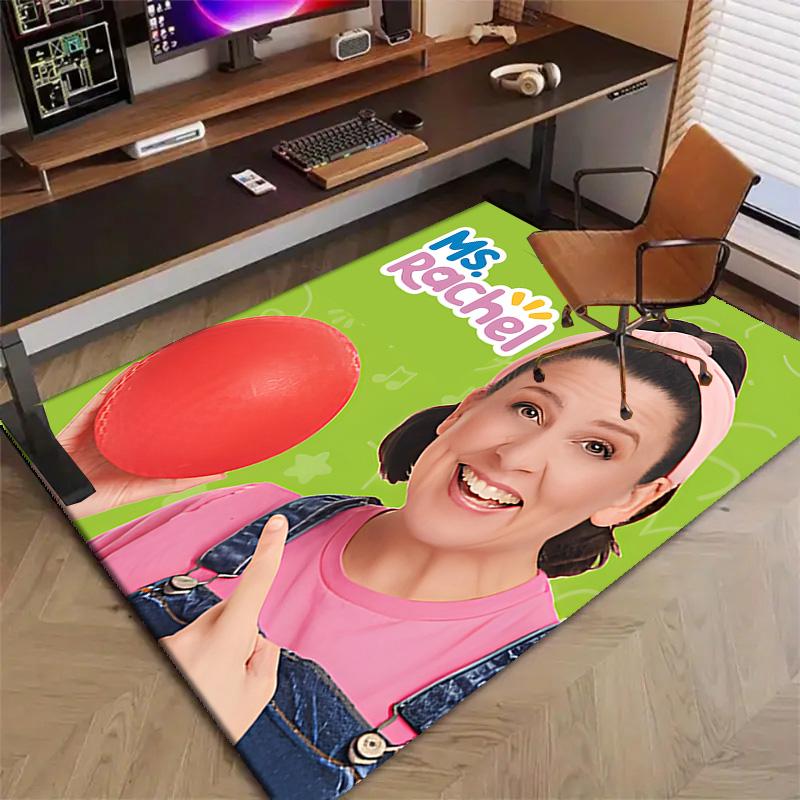 1pc Ms Rachel4 Design Printed Area Rug Carpet for Bedroom Living Room Home Decor Rugs Mat Non Slip Mat Rug for Bedside