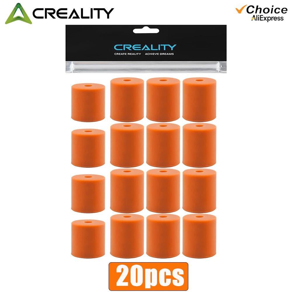 Creality Original 4pcs 3D Printer Silicone Solid Spacer High Temperature Hot Bed Leveling Column for Ender-3/3 Pro/3 V2/3S/CR-10