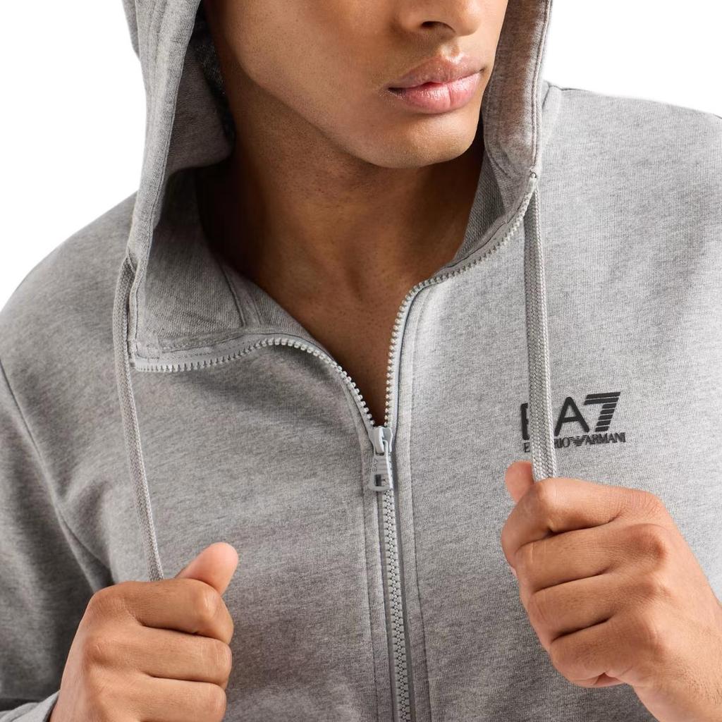 Emporio Armani EA7 Спортивный костюм с капюшоном на молнии, с длинным рукавом, повседневный Мужской костюм 8NPV63-PJVRZ-29BA
