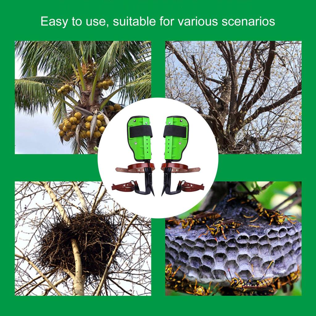 Versatiles Tree Climbing Spikes Professional Tree Climbing Spikes Multifunctional for Gardeners Quick Installation