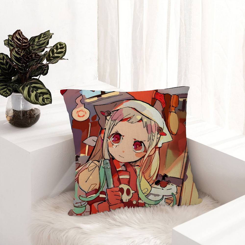 Anime Toilet B-Bound H-Hanako Kun Pillow Cushion Cover Pillowcase Living Room Sofa Home Decor