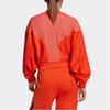 Adidas Cover-Up Sports Jacket Women Outerwear Orange Yellow Black GH8222