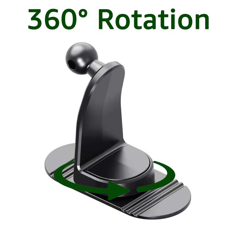 Car Cellphone Holder Dashboard Mount 360° Rotatable 17mm Ball Head Car Phone Stand Support Navigation GPS Cradle Base