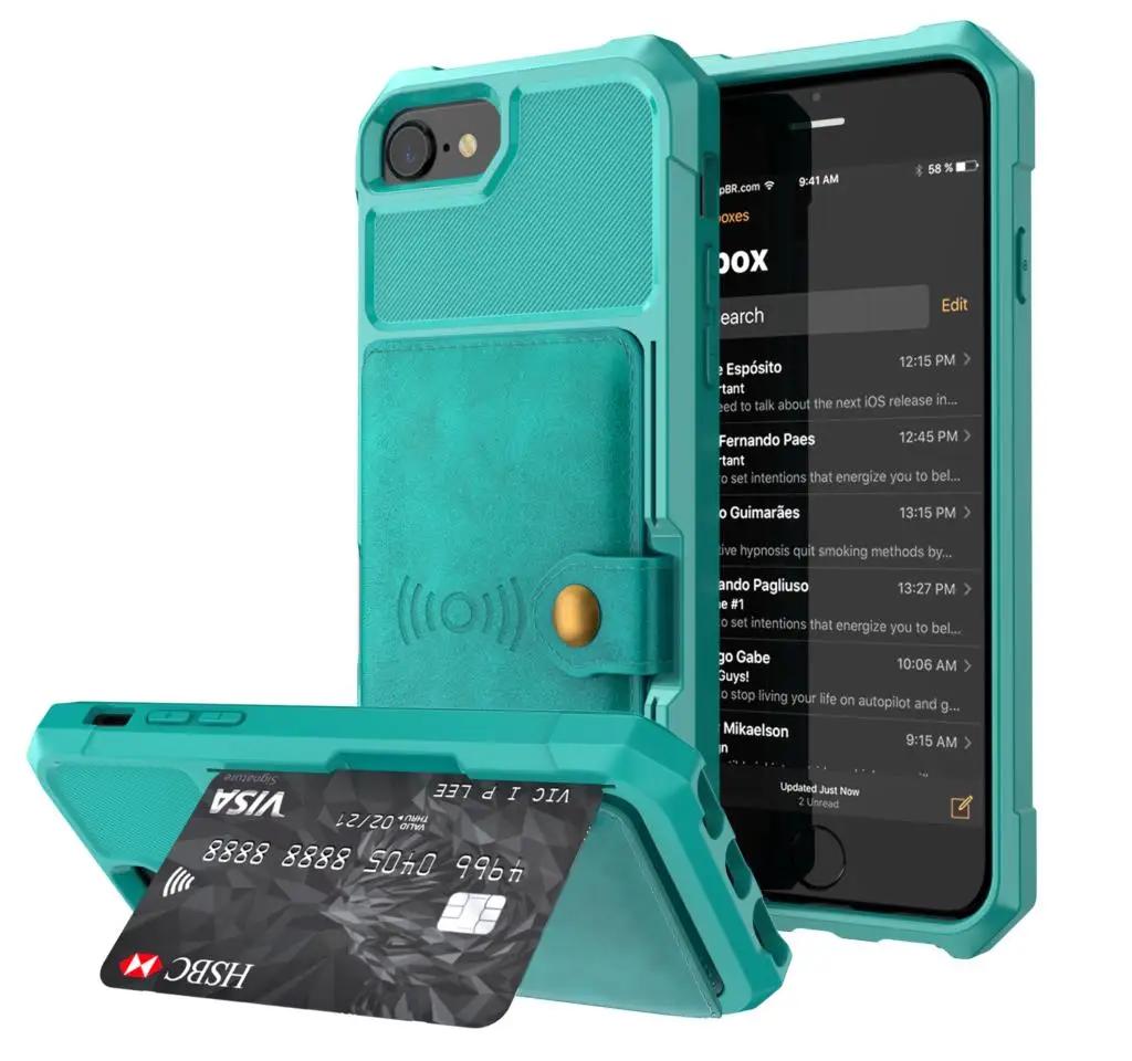 Роскошный кошелек-чехол из ПУ-кожи для iPhone 11 Pro 7 8 Plus X XS XR MAX SE 2020 Чехлы Кошелек Раскладывающаяся обложка Пряжка для iPhone XR Fundas