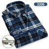 100% Pure Cotton Flannel Soft Regular-fit Long Sleeve Brushed Shirt Single Pocket Comfortable Casual Thick Plaid Shirts S-11XL