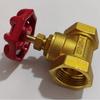 Brass Stop Valve with Internal Threads, DN15-50, Sizes 1/2"-1", Copper Construction