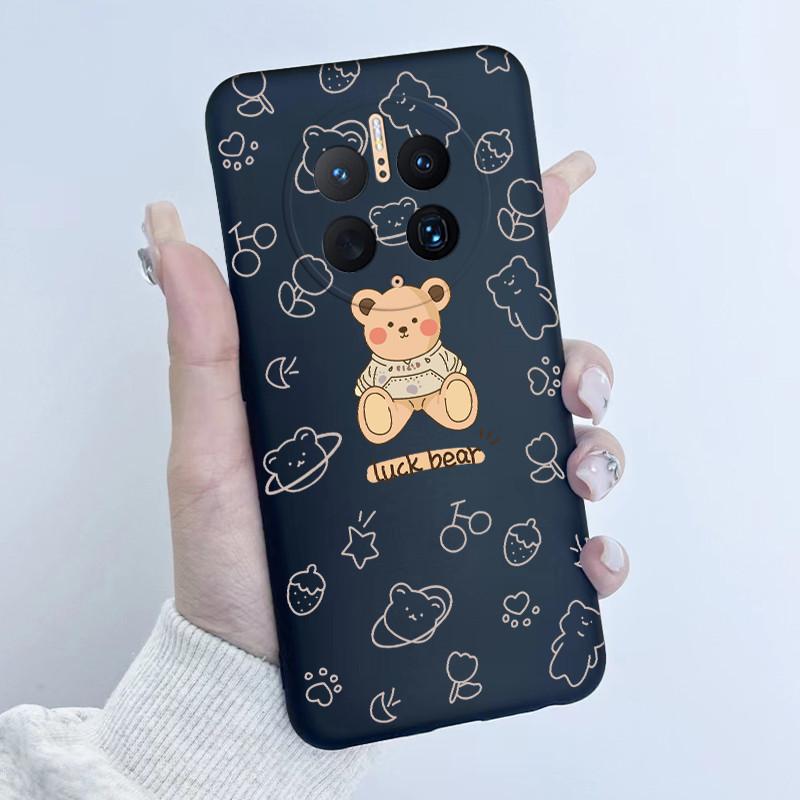 Чехол для телефона Huawei Mate 50 Pro DCO-AL00 DCO-LX9 Дизайн 'Цветочная Девушка 2025' Мягкий Силикон ТПУ Задняя Крышка для Mate50 Pro Чехлы