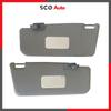 For Fiat Panda Sun Visor Left Right Gray Parasol with Mirror 2 Pieces Sun Protector for Fiat Panda 169 MK2 735362729 735362730