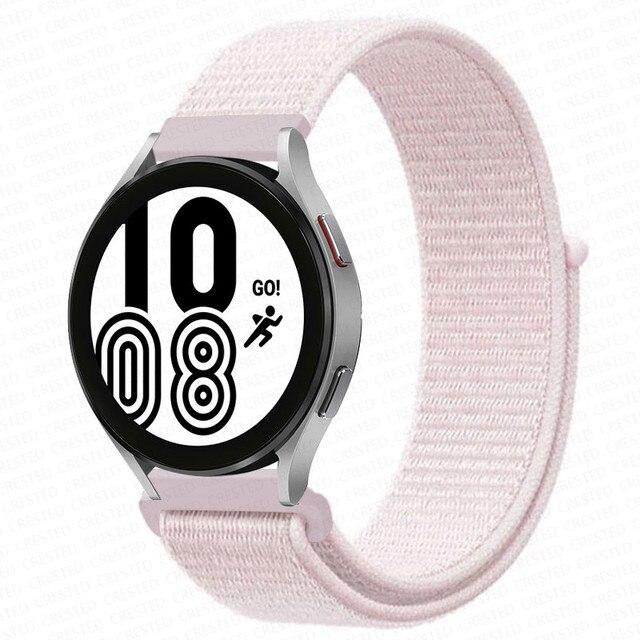 Band For Samsung Galaxy Watch 4 3 Classic 5 Pro Active 2/Gear S3 Nylon Loop Correa Bracelet Huawei Watch GT 2 3 Strap 22mm 20mm