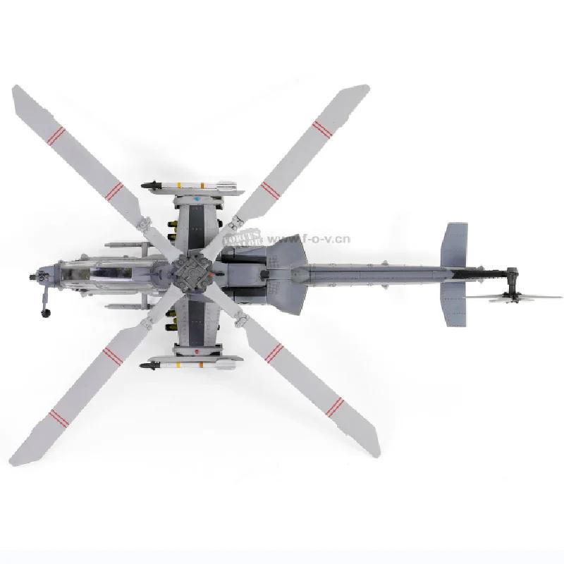 Масштаб 1/72 Американские вертолеты AH-1Z Viper Истребитель Металлические модели Коллекционные модели самолетов Металлические миниатюры Рождественский подарок Игрушки для мальчиков