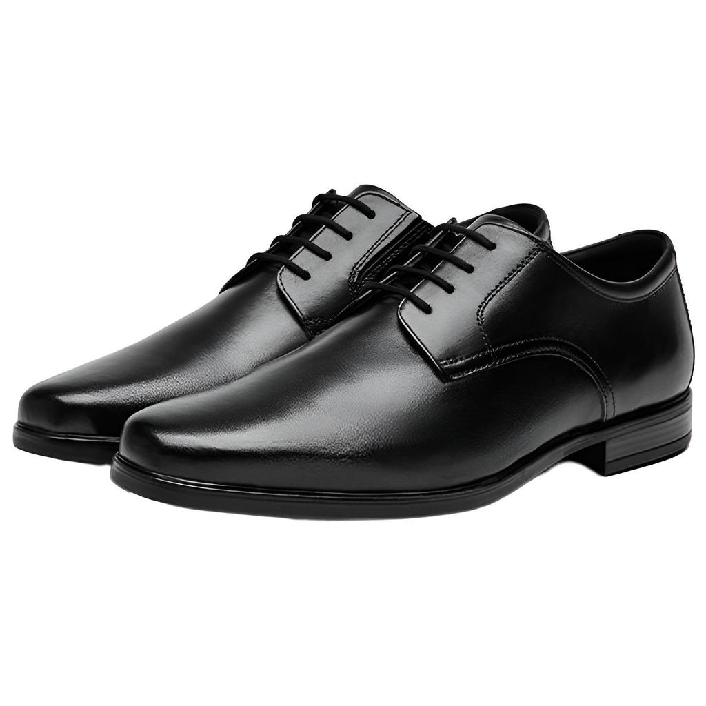 Clarks Кожаные Повседневные Деловые Устойчивые к износу Туфли Мужские Туфли Черные 261612858
