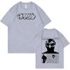 Футболки с рисунком рэпера Mf Doom, футболка с музыкальным альбомом Madvillainy Metal, мужская и женская футболка в стиле панк, винтажная, свободного покроя, хлопковая футболка в уличном стиле