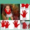 2023 Christmas Gloves With Furry Edge Stylish And Warm Adult Gloves