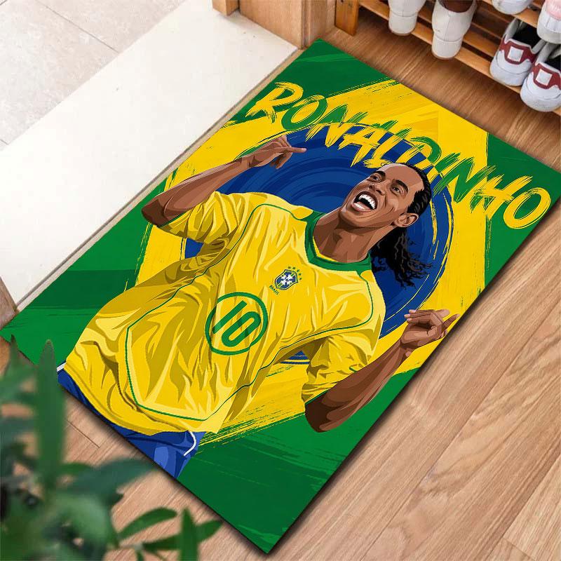 Ковер Ronaldinho для гостиной, спальни, дома, украшение дивана, нескользящий коврик для игр детей