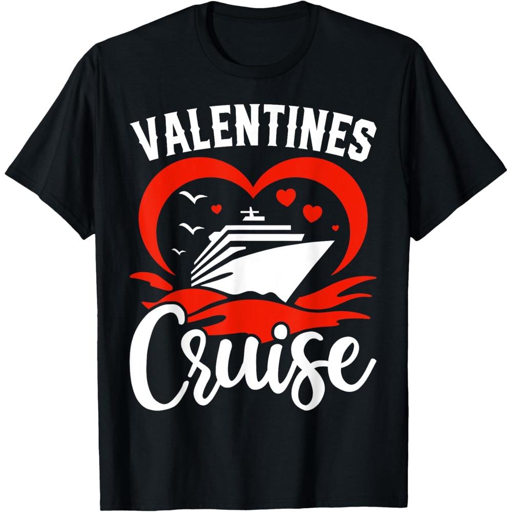 Valentine's Day Cruise Squad Matching Couple Cruise Vacation T-Shirt