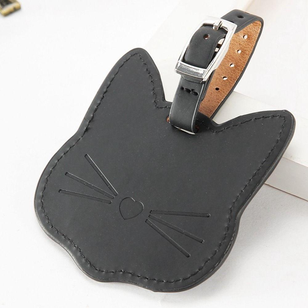 Shape Handbag Label PU Leather Travel Accessories Boarding Pass Luggage Tag Airplane Suitcase Tag
