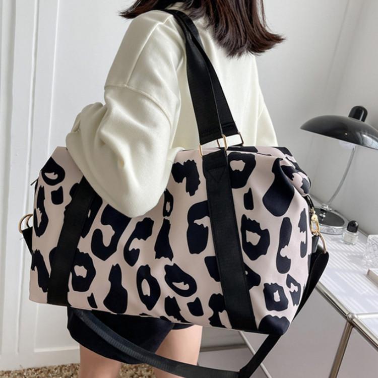 Женские сумки, большая дорожная сумка-органайзер, модная спортивная сумка для фитнеса с леопардовым принтом, уличная сумка через плечо, сумки выходного дня