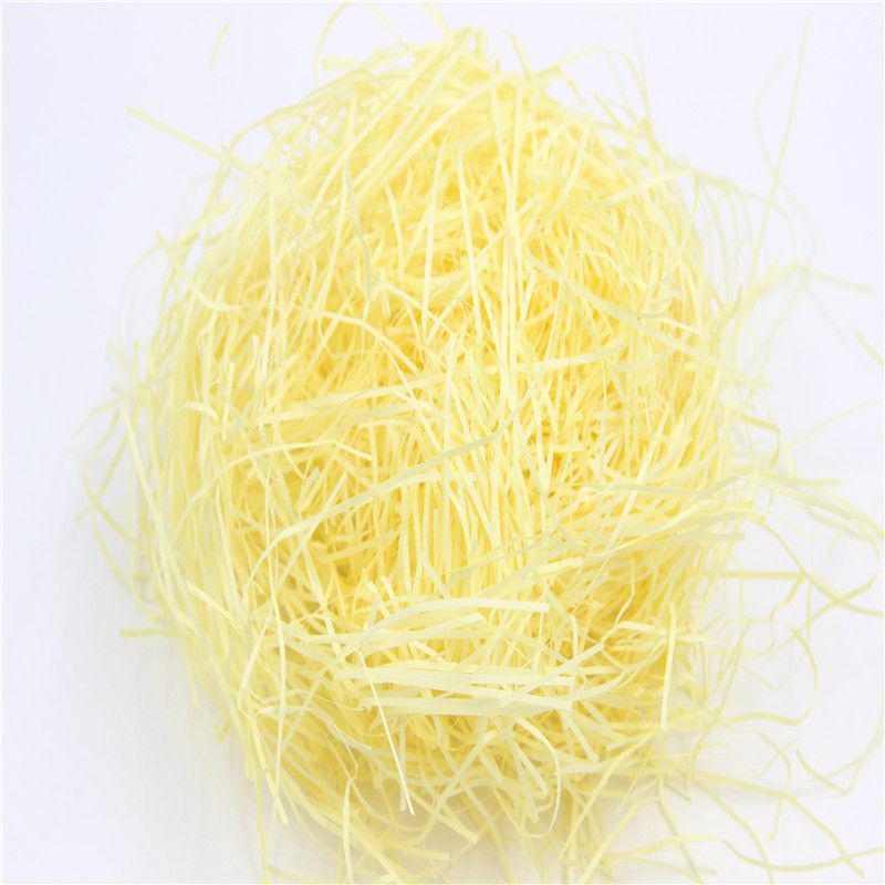 Multicolor Thick Paper Raffia Grass for Gift Box Packaging - Shockproof Material In Stock