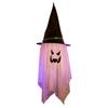 Halloween Light Up Hanging Ghost Decoration Spooky LED Ghost Light for Indoor Front Porch Yard Bedroom Decor