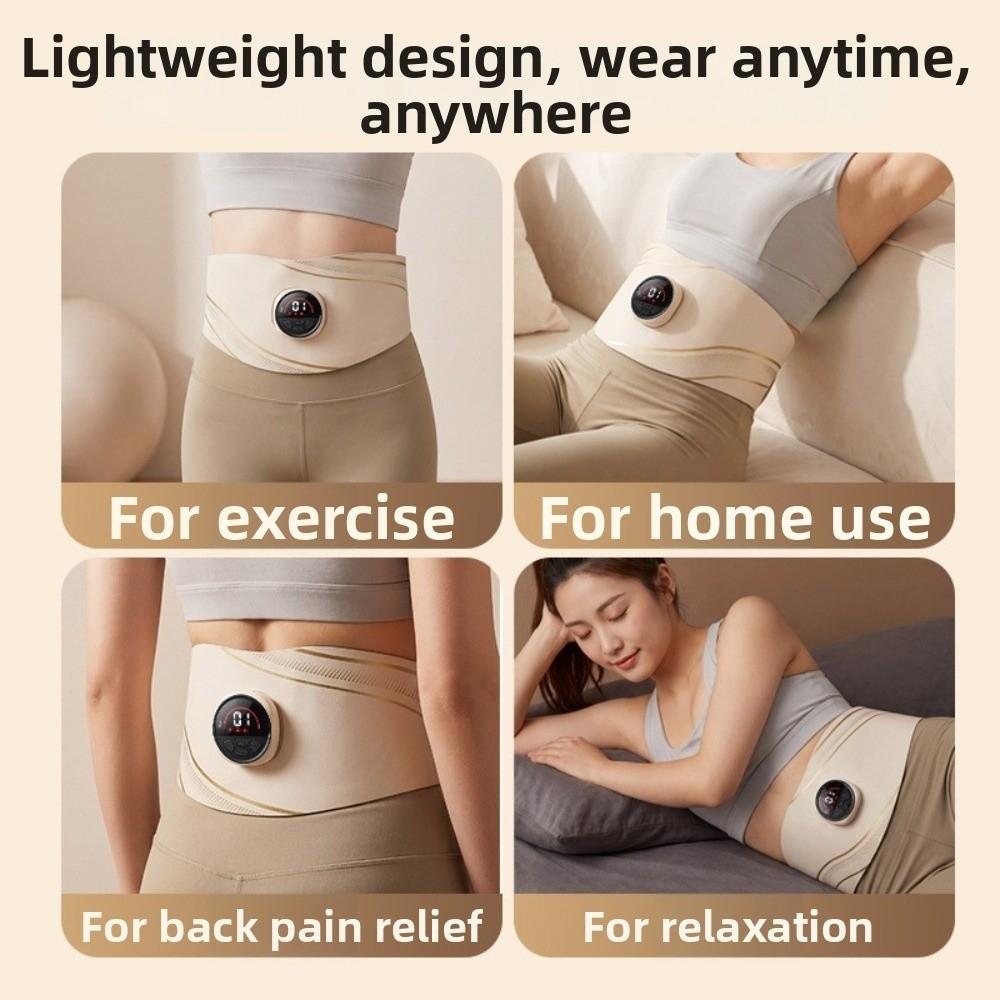 Multifunctional Massage Belt Electric Hot Compress Waist Massager Pulse Massager Women
