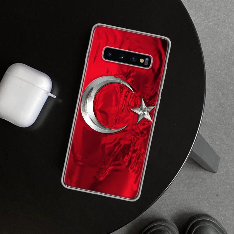 Turkey Turkish Flag Phone Case Cover for Samsung Galaxy S26 S25 Edge S24 S23 Ultra S22 Plus S21 FE S20 + Art Customized Fundas G