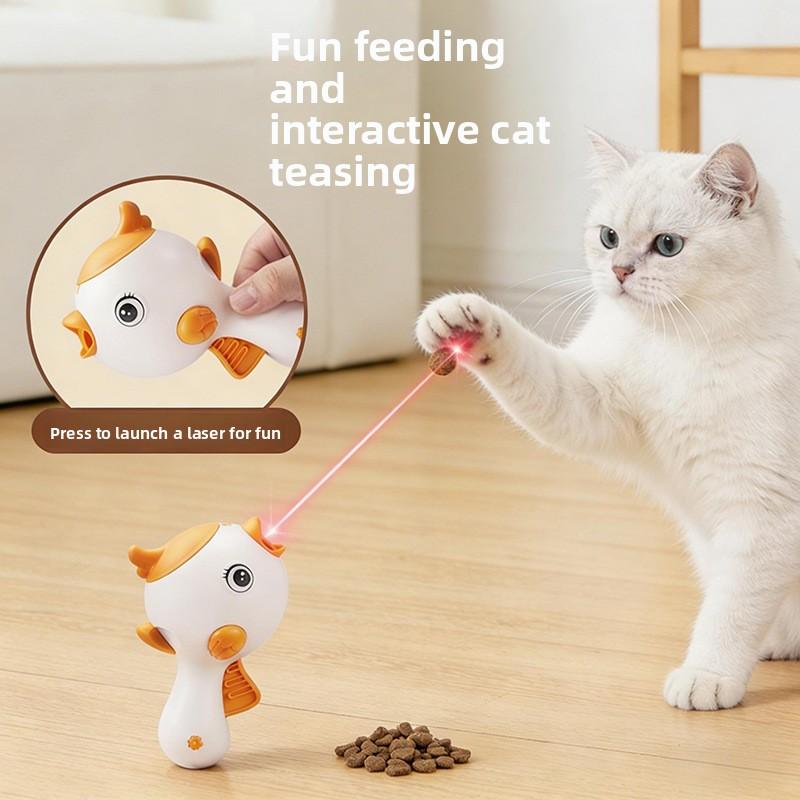 Cat Toy Laser Toy To Entertain Cats, Freeze-dried Projectile Throwing Toy for Training and Interactive Cat Toy