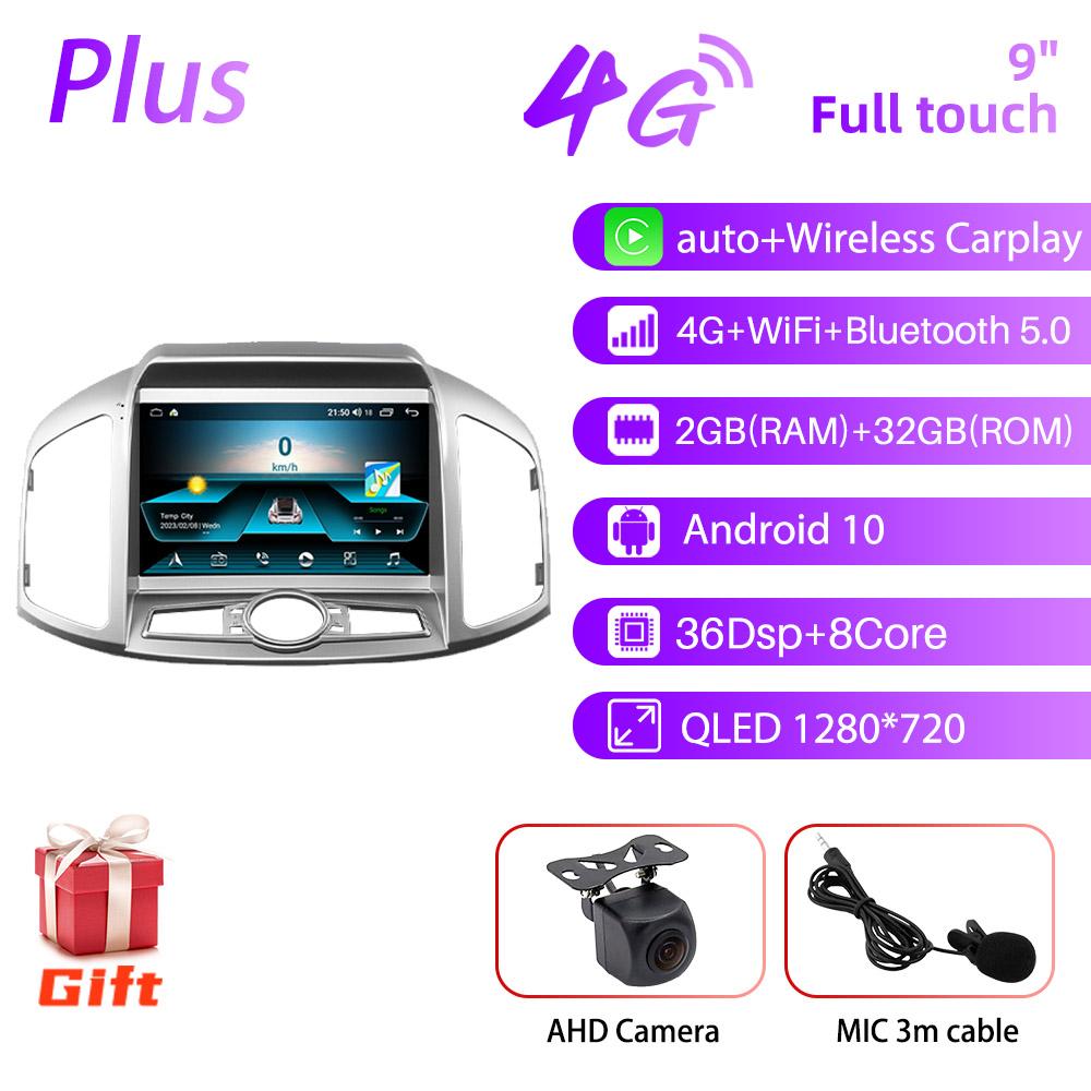 2 Din Android Car Radio для Chevrolet Captiva 2012-2017 9" стерео приемник GPS Bluetooth-совместимая навигация Мультимедийный проигрыватель