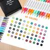 Набор акриловых маркеров из 60 цветных бесплатных приложений Color Quick Light, толстые и тонкие, могут писать на пластике для рисования, подарочные цвета, ручки на водной основе, в комплекте,
