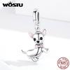 Authentic 925 Sterling Silver Chihuahua Dog Charm Fit Original Bracelet DIY Beads