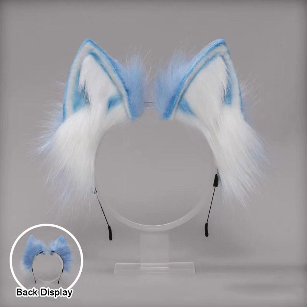Plush Cat Ear Headband Simulation Hairband Fashion Anime Hair Hoops Women Girls