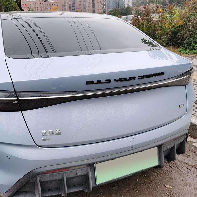 Для BYD Seal 06 07 DMI Автомобиль Передний Задний Руль Эмблема Модификация Черный Воин Стиль Покрытия Автомобильный Значок