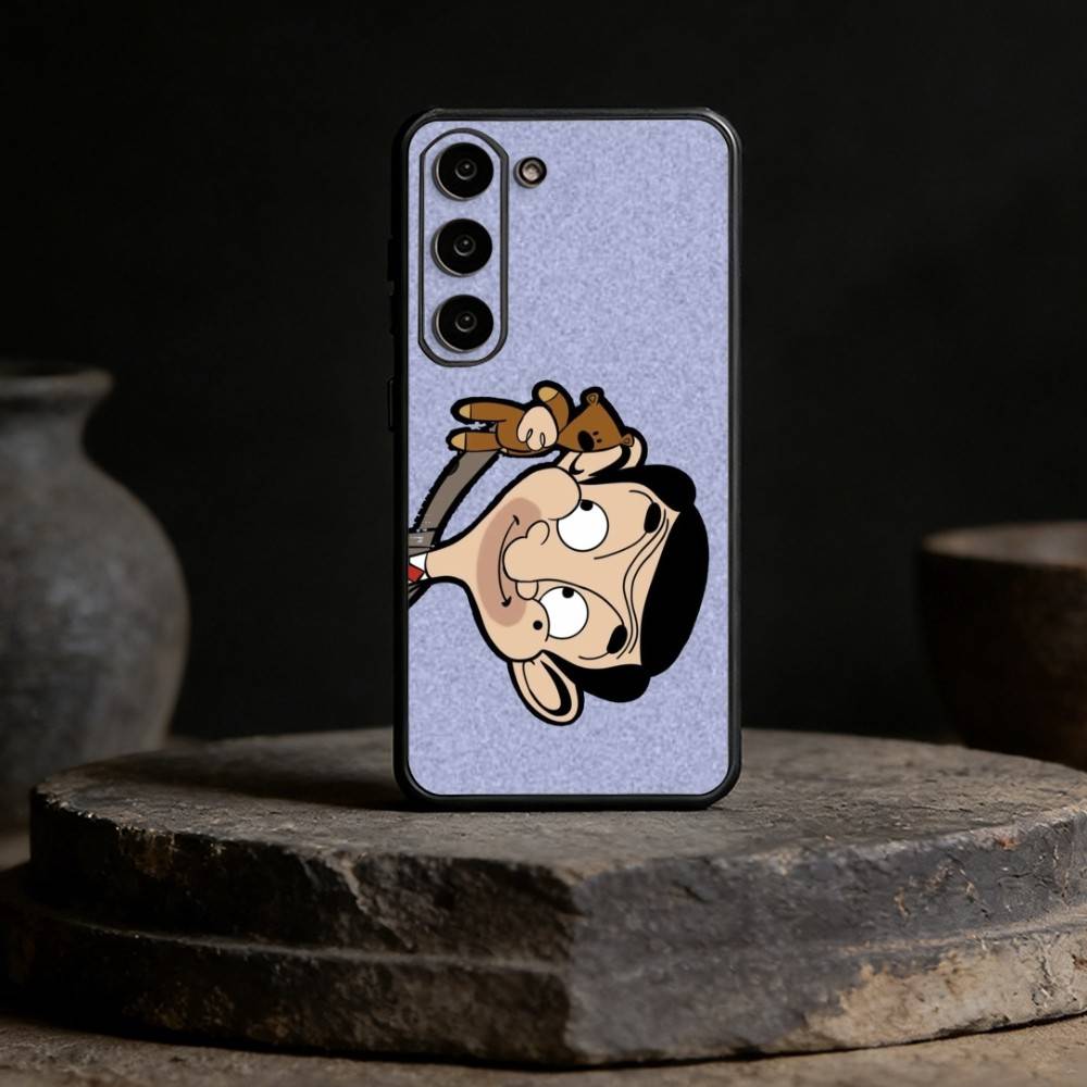 Чехол для телефона C-Classic M-Mr B-Bean для Samsung Galaxy A91,80,73,72 ,71,53,52,32 ,31,22,21s,20, Мягкий черный чехол