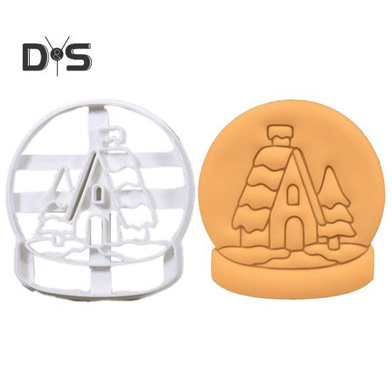 Форма для печенья, снежок, снеговик, Санта-Клаус, форма для рождественской резки, праздничная форма для печенья «сделай сам», для праздничной вечеринки