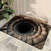 3D Коврик с иллюзией каменной ямы - Креативный и поверхностный для кухни, дома, ванной комнаты, прихожей, балкона, аксессуары для ванной комнаты, декоративный