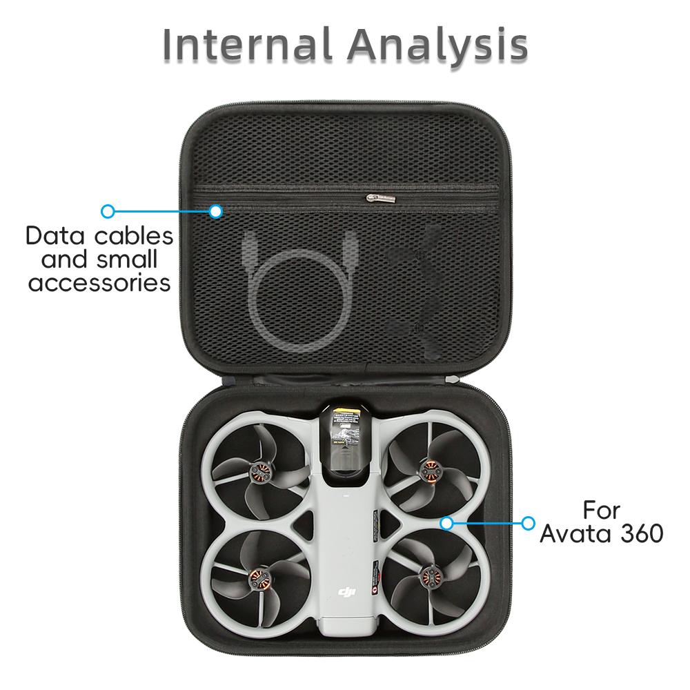 Портативная сумка для хранения для дрона DJI Avata 360, нейлоновый защитный кейс для переноски, ударопрочная дорожная сумка, аксессуары