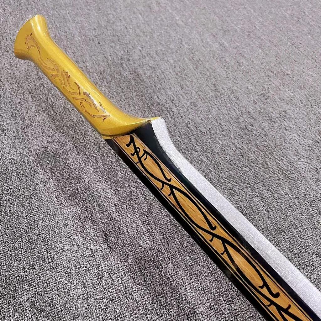 38-дюймовая катана Трандуила Кольцо Меч Хоббитов Аниме Косплей Реквизит Деревянный Нож Ниндзя Натуральный Размер Японская Катана Самурайская Сабля Игрушка