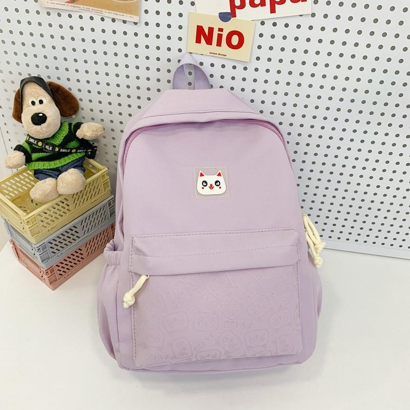 Cute And Stylish Pure Color Backpack For Boys And Girls Perfect For Kindergarten Use