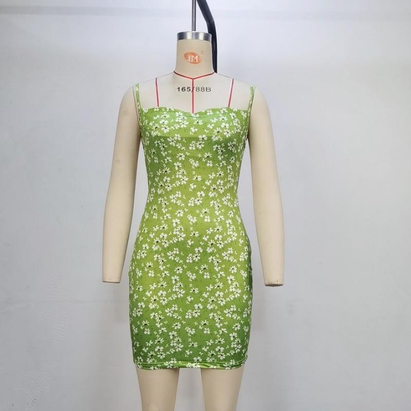 Женские обтягивающие платья с открытой спиной в горошек