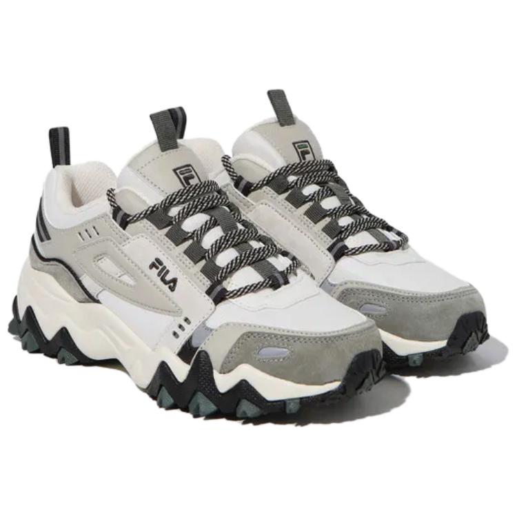 Fila Occiment TR V2 Удобные Модные Прочные Низкие Повседневные Кроссовки Унисекс Белый Серый 1JM02571G-067