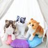 Рыжий кот Американская короткошерстная плюшевая игрушка Как настоящий Милый маленький котенок Разноцветные кошки Кукла Полосатый Милый Плюшевый подарок детям