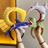 Dinosaur Cartoon Hairband Cartoon Cotton Headband Beautiful Dinosaur Hairband  Woman