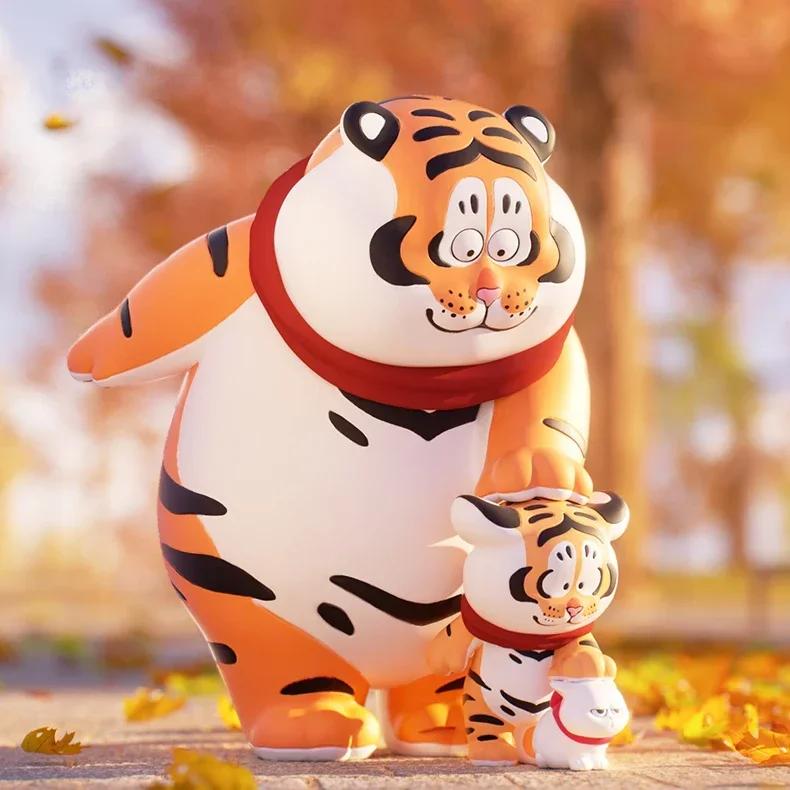 New Original I Am Not Fat Tiger Loving Father Faithful Son Series Cute Action Anime Figures Kawaii Toys figure Dolls Gift Toys