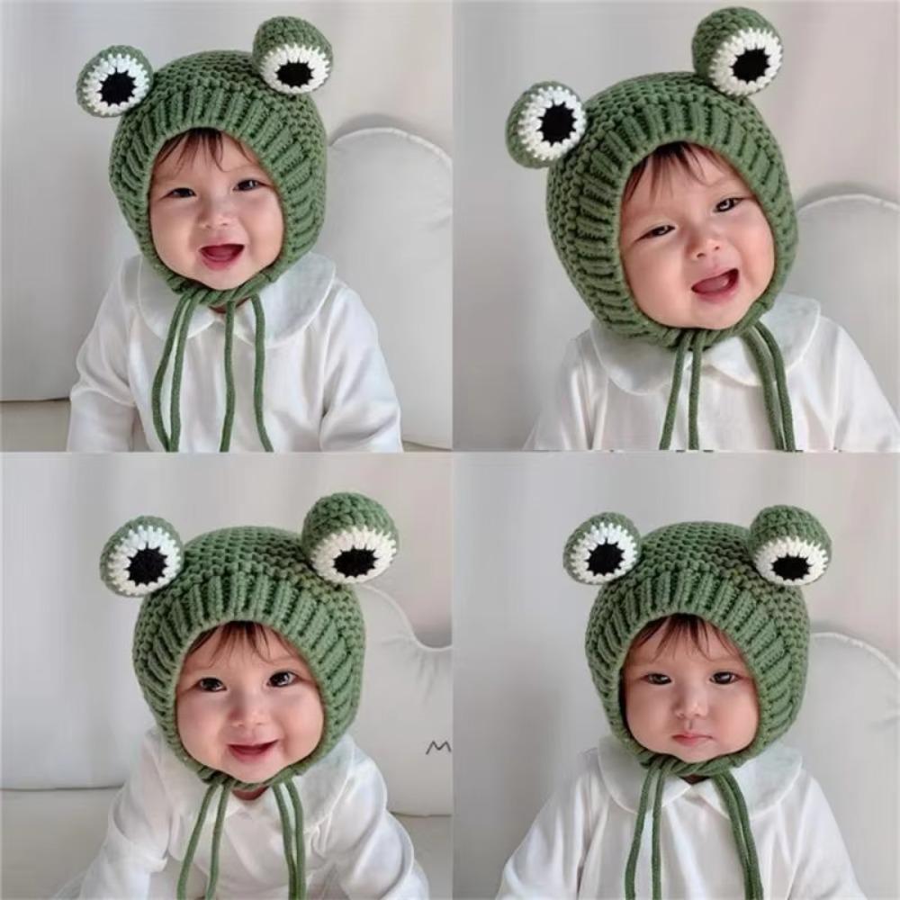 Cute Baby Frog Hat 1-3 Years Christmas Hat Fashion Beanie Cap Kids