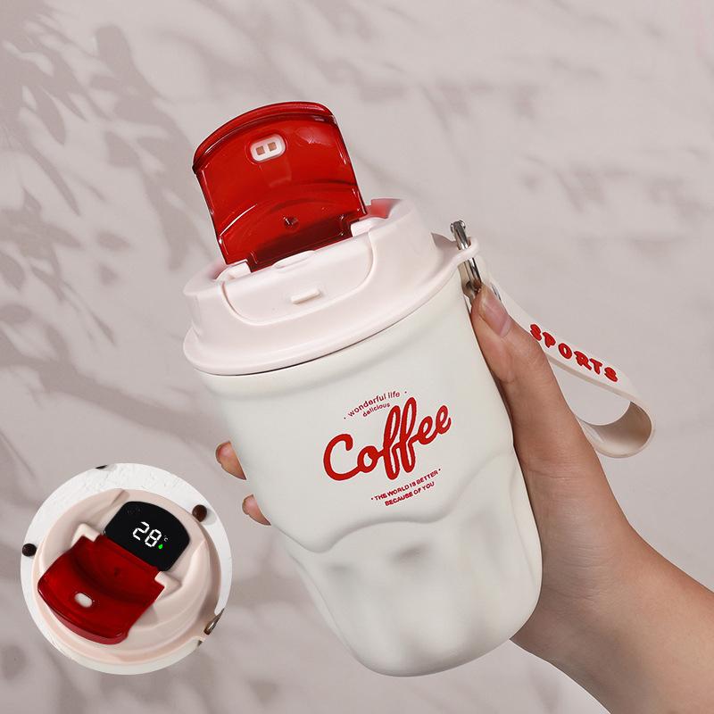 Летняя кружка для холодной воды для девочек, зимняя теплая бутылка для воды, термос из нержавеющей стали 316, мужская портативная кофейная чашка-компаньон