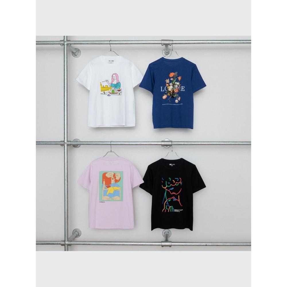 Uniqlo Япония Utgp2024 Лувр Музей Ut