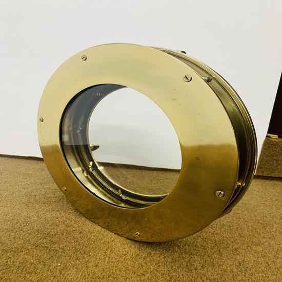 30.48 Cm Canal Boat Porthole Window Golden Finish Door Window Glass Porthole Home Decorative Porthole