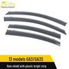 Rain Deflectors with Bright Strip for Trumpchi GA3/GA3S Models - Decorative Exterior Car Accessories