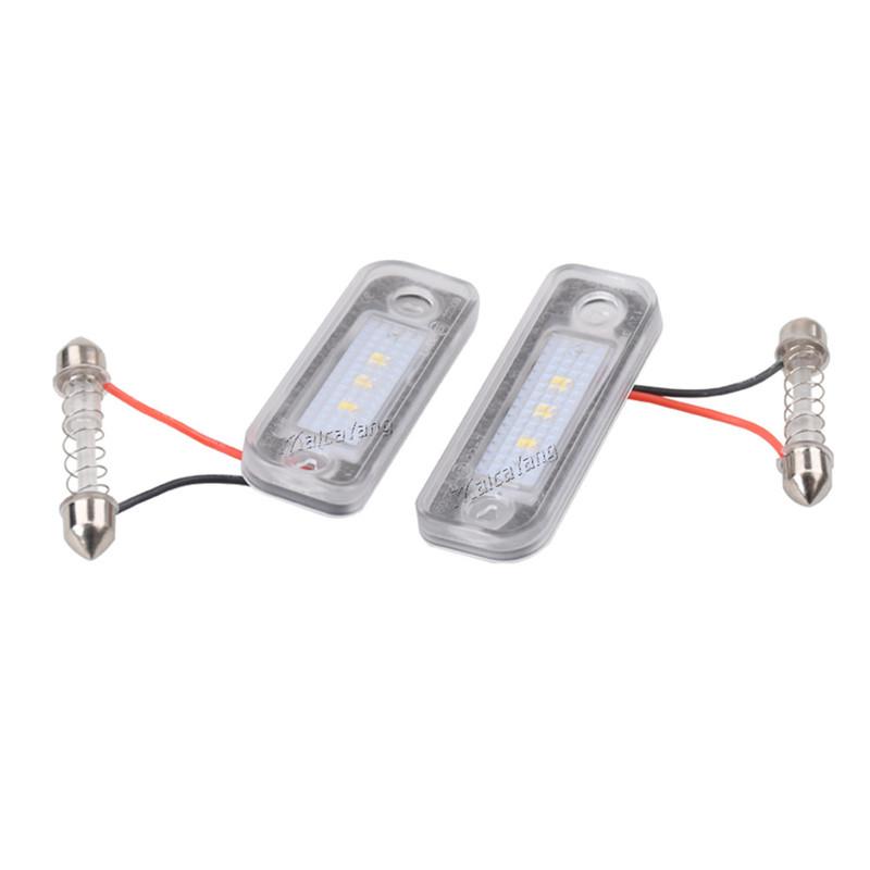 12V For Mercedes Benz W203 W211 C219 R171 CLS SLK Car Licence Plate Light Rear Signal Lamp Illumination Automotive Accessories
