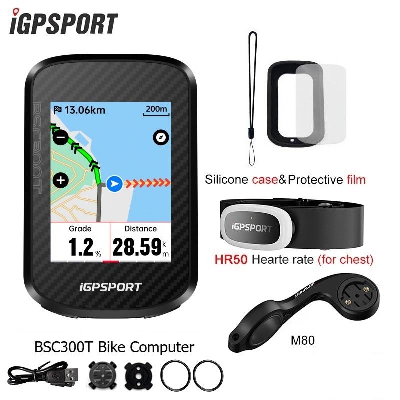 iGPSPORT BSC300T 32G Bike GPS Computer Cycling Wireless Speedmeter Color Touch-Screen Map Navigation Sensors Bicycle Odometer
