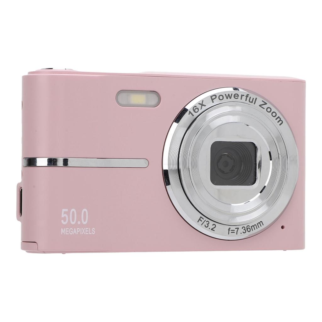 Карманная цифровая камера FHD 1080P 50MP Поддержка AF Автофокус 16X Zoom Студенты Портативный Компактный Маленький